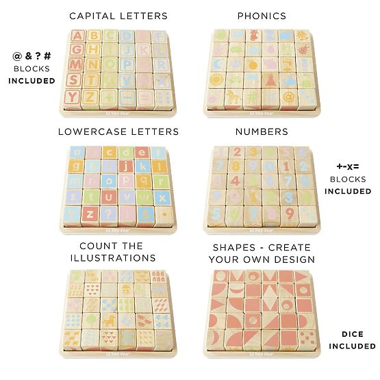 Le Toy Van Petilou Večnamenske kocke