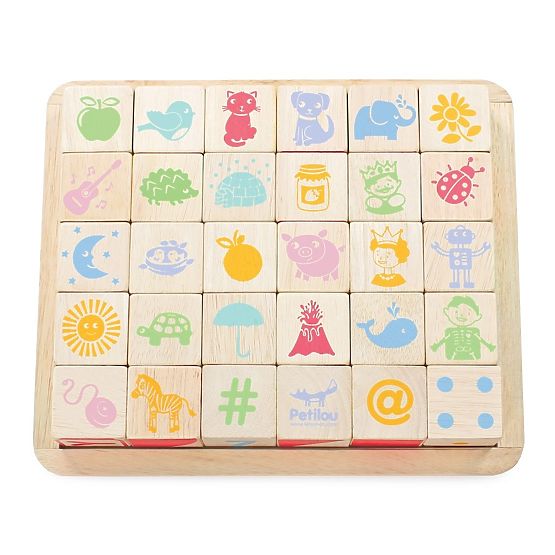 Le Toy Van Petilou Večnamenske kocke