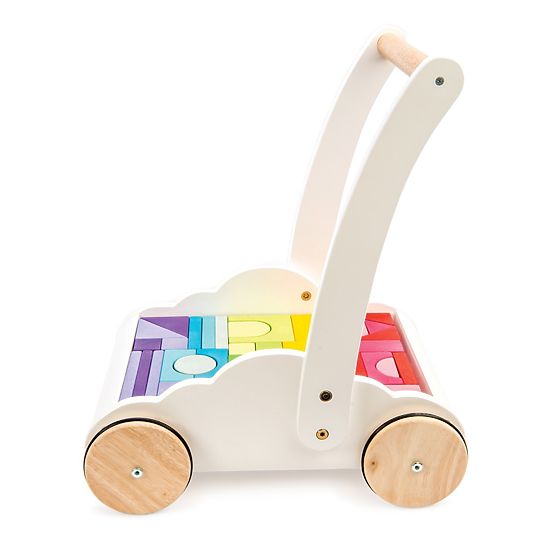 Le Toy Van Petilou Voziček z mavričnimi kockami