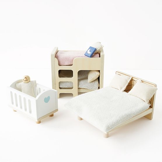 Le Toy Van Pohištvo Starter Daisylane - popoln komplet za hišico