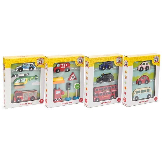 Le Toy Van Set retro avtomobilčkov