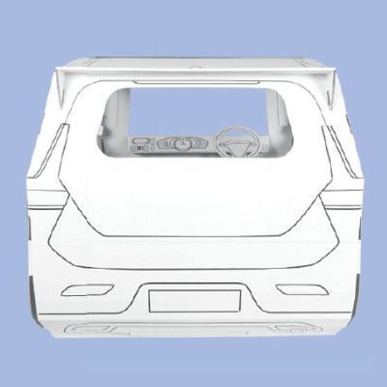 Lepenka igrače avto Alien