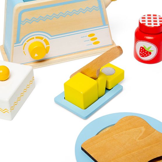 Leseni zajtrk set