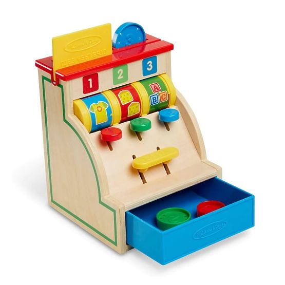 Lesena blagajna 123 Melissa & Doug