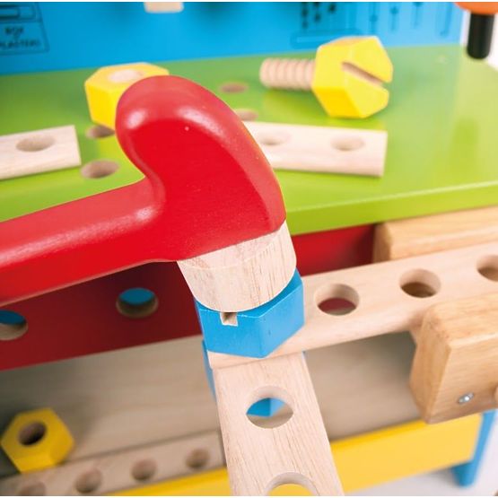 Lesena delavnica DIY z orodji