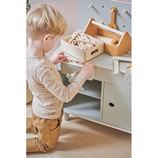 Lesena delavnica Nordic - siva