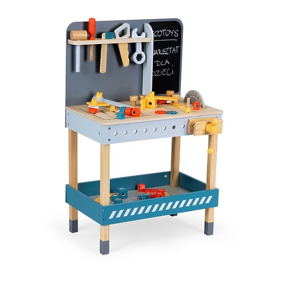 Lesena delavnica z orodjem - 47 kosov ECOTOYS