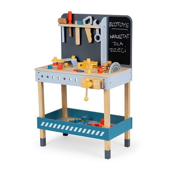 Lesena delavnica z orodjem - 47 kosov ECOTOYS