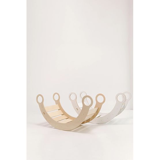 Lesena gugalnica Montessori XL - naravna