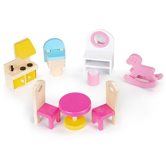 Lesena hiška za lutke Madison