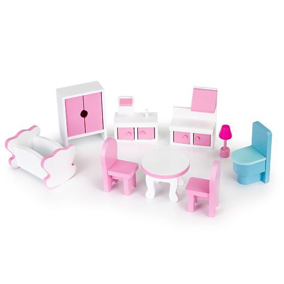 Lesena hiška za punčke Charlotte