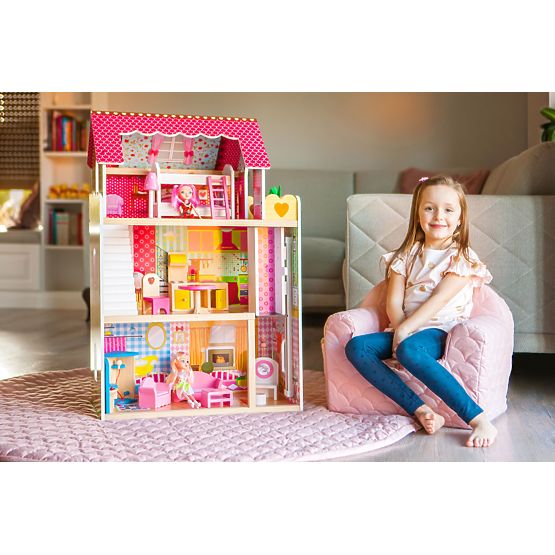 Lesena hiška za punčke Ruby