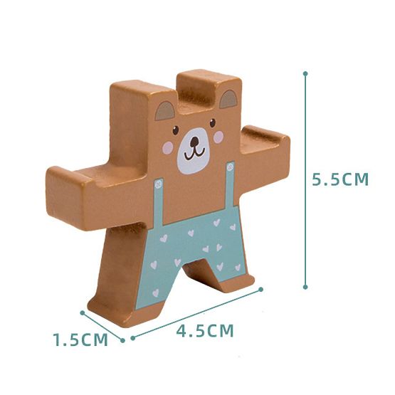 Lesena igra ravnotežja - živali