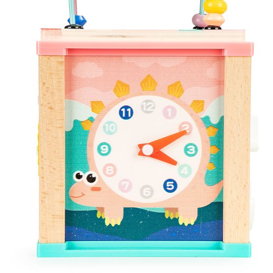 Lesena izobraževalna kocka, sortirnik mula ECOTOYS