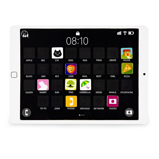 Lesena izobraževalna tablica magnetna tabla s kredo ECOTOYS