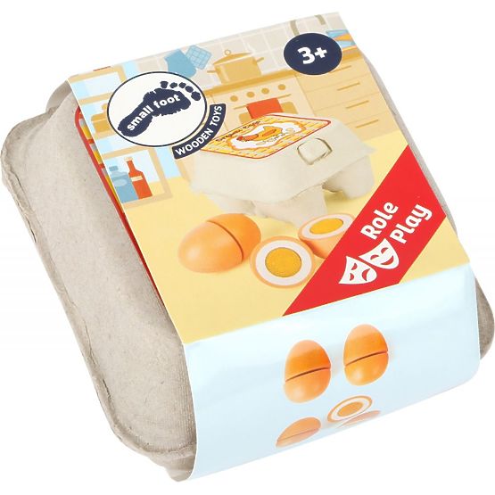 Lesena jajca na ježka