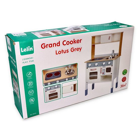 Lesena kuhinja Ella - siva