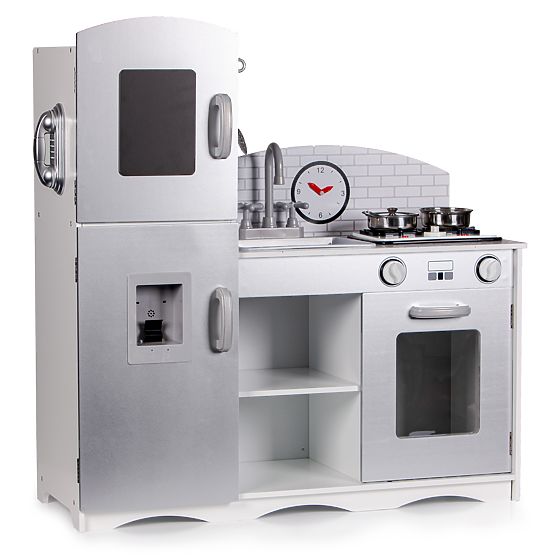 Lesena kuhinja za otroke XXL z opremo