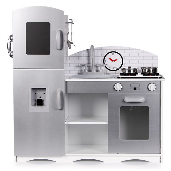 Lesena kuhinja za otroke XXL z opremo