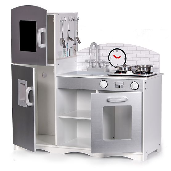 Lesena kuhinja za otroke XXL z opremo