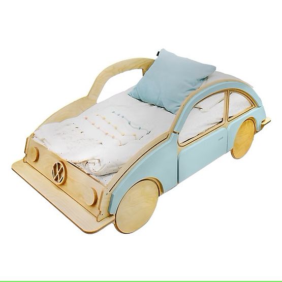 Lesena postelja VW BEETLE 160x80 cm