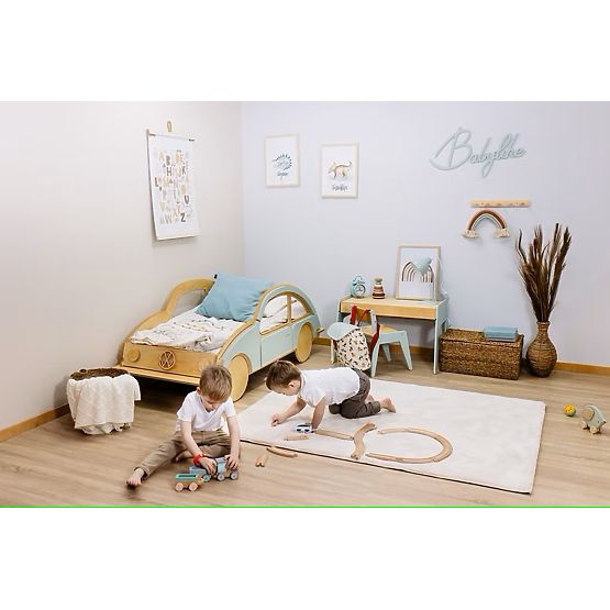 Lesena postelja avto VW BEETLE 160x80 cm