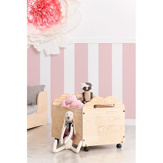 Lesena skrinja za igrače MRÁČEK