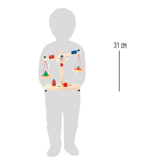 Lesena vzvodna tehtnica Small Foot