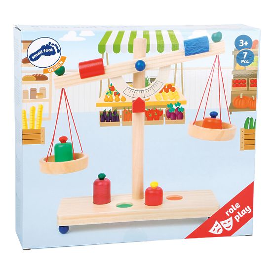 Lesena vzvodna tehtnica Small Foot