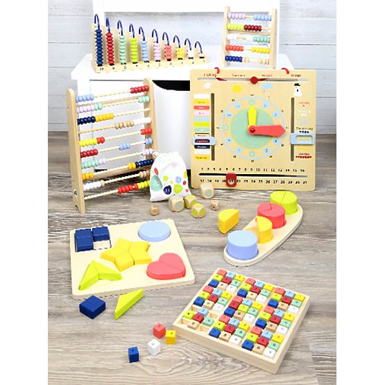 Lesene barvne kocke sudoku Small Foot