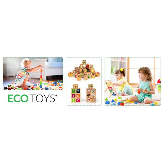 Leseni bloki - črke, številke in slike