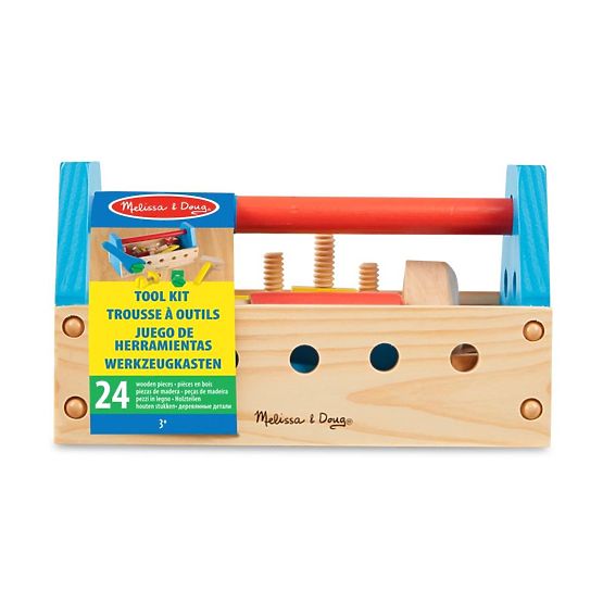Leseni gradbeni set Melissa & Doug