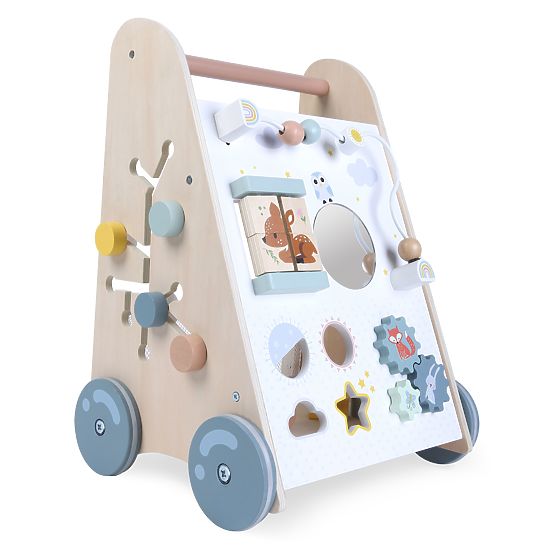 Leseni hojce za otroke s premičnimi elementi ECOTOYS
