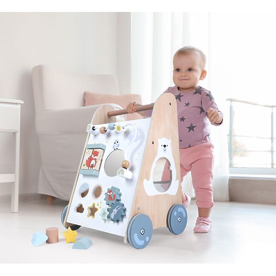 Leseni hojce za otroke s premičnimi elementi ECOTOYS