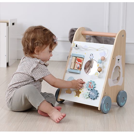 Leseni hojce za otroke s premičnimi elementi ECOTOYS