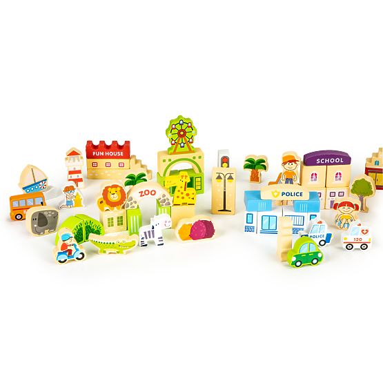 Leseni komplet - Fun city 120 kosov