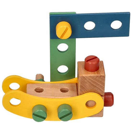 Leseni konstrukcijski set 40 elementov