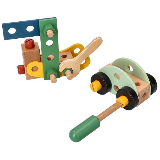 Leseni konstrukcijski set 40 elementov