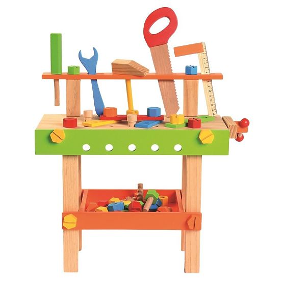 Leseni ponk z orodjem Bino