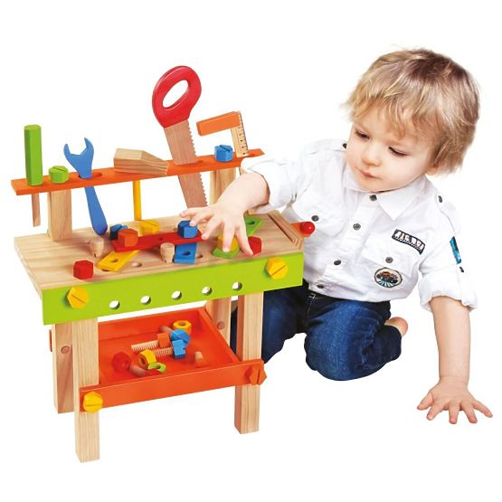 Leseni ponk z orodjem Bino