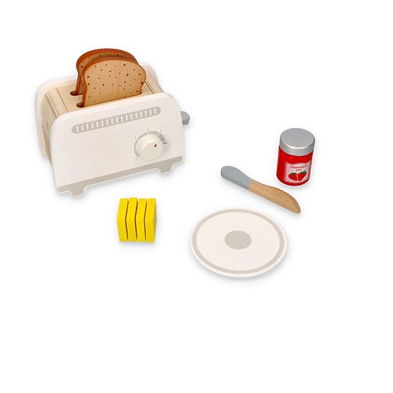 Leseni siv toaster igrača za otroke