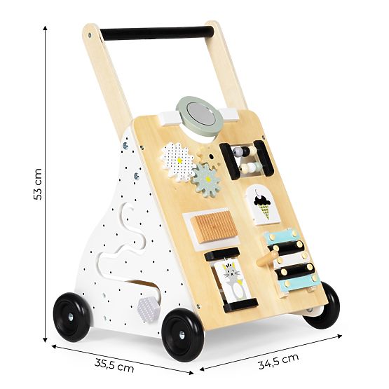 Leseni voziček za otroke ECOTOYS