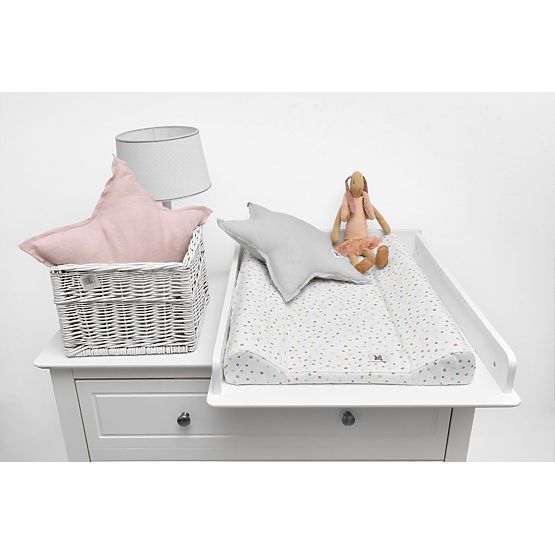 Lněný polštář Hvězda - šedý