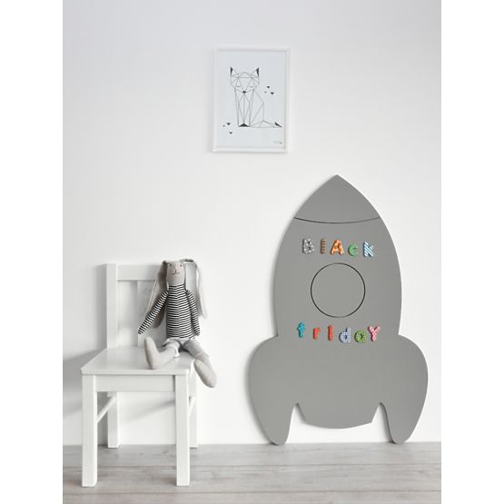 Deska za lopar 80cm - siva