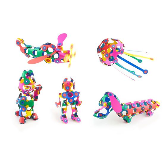Magnetne kocke Clixo Super Rainbow, 60 elementov