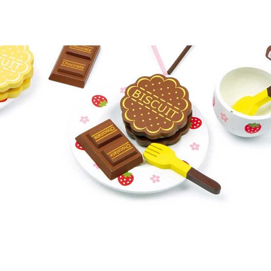 Mala Foot Škatla lesenih bonbonov