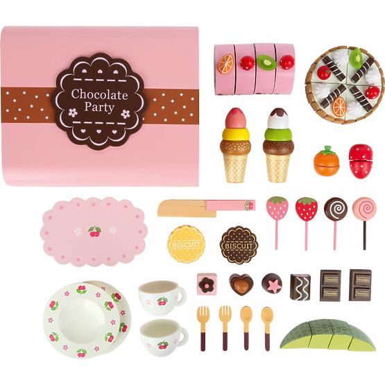 Mala Foot Škatla lesenih bonbonov