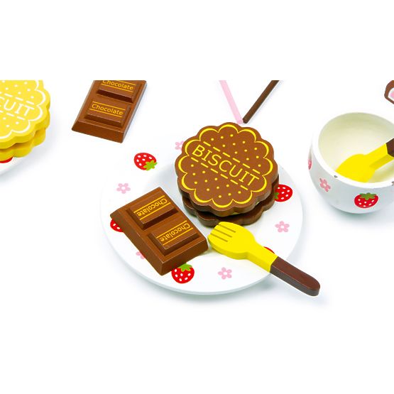 Mala Foot Škatla lesenih bonbonov