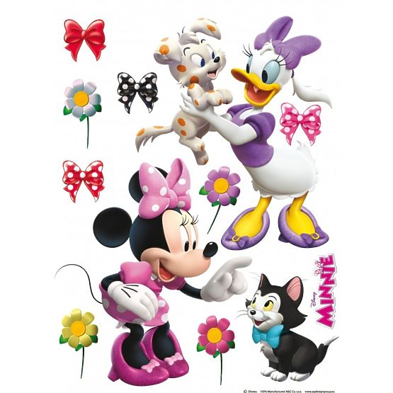 Maxi nálepka Minnie a zvířátka