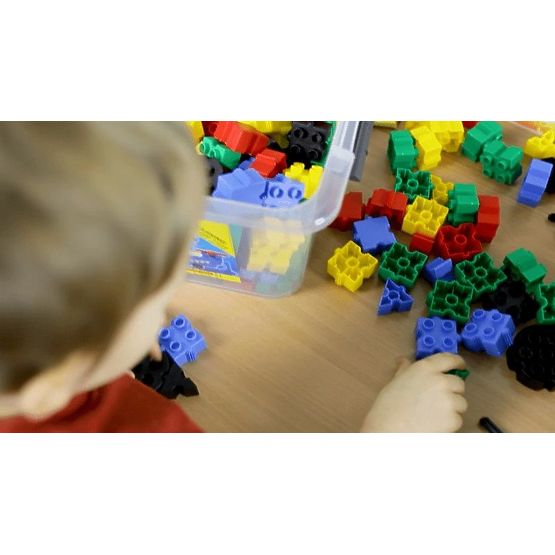Mega komplet konstrukcijskih kock Morphun Starter, 600 kosov